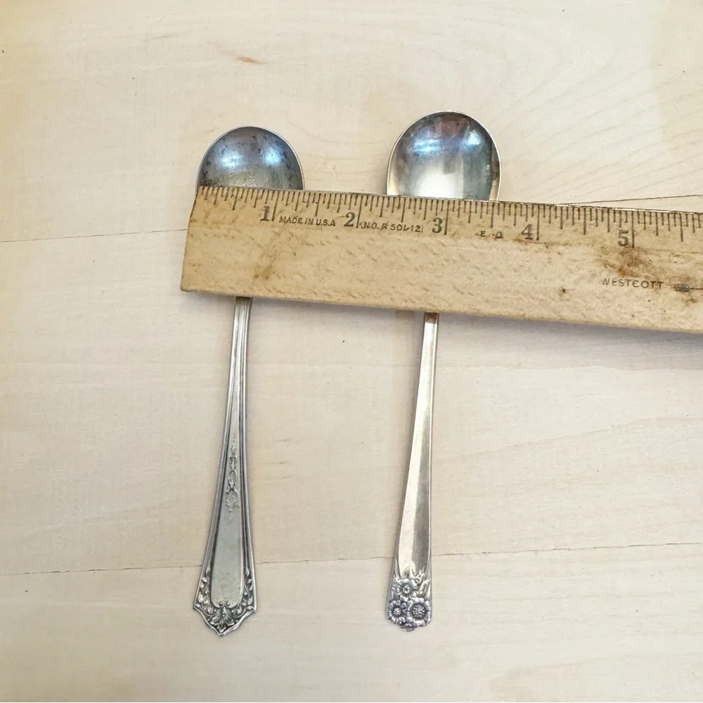Vintage Marked WM Rogers & Son IS April & Continental 1886 Silver Plate Spoons
